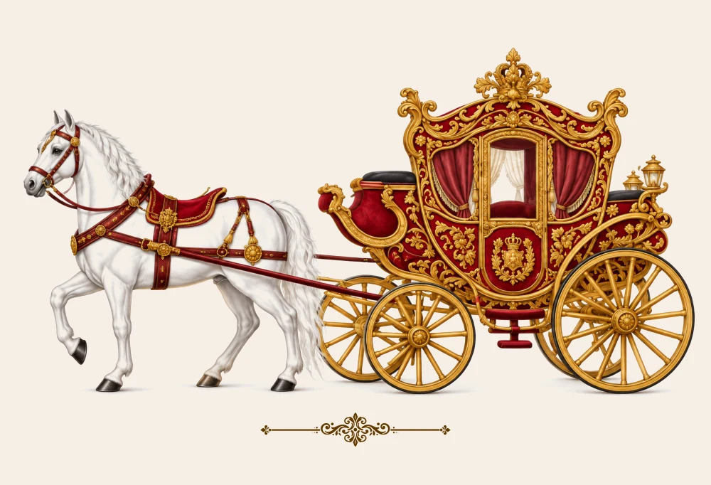 Barat wedding illustration